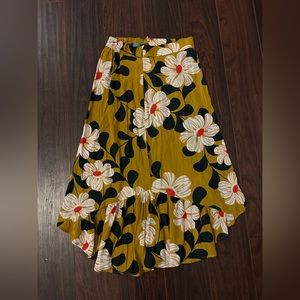 Eva Franco for Anthropologie Floral Midi Skirt size 4